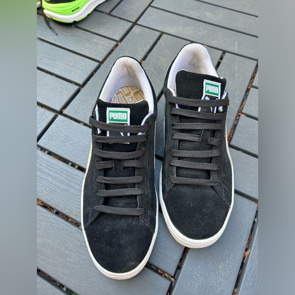 Classic men’s black & cream Puma Suedes size 12US - Picture 7 of 9